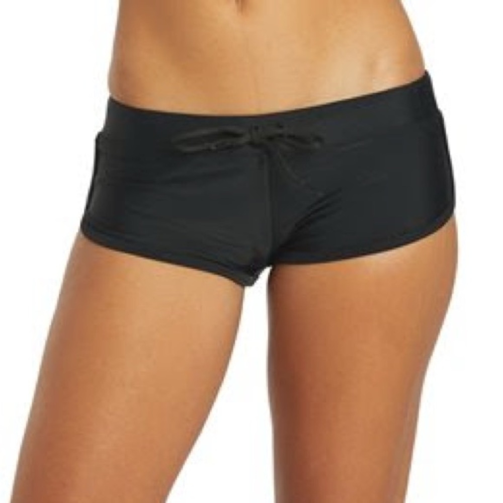 Sporti Active Cheeky Boyshort Swim Bottom Black